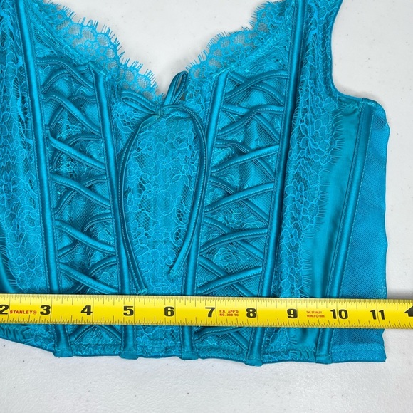 Victoria's Secret Romantic Sz XS/S Lace Trim Corset Top - Picture 12 of 12